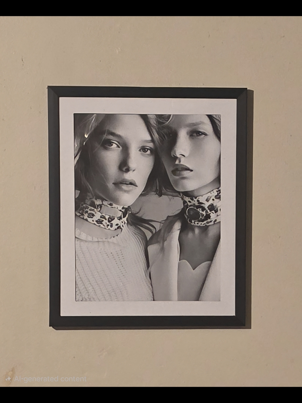 Dior Black and White Fashion Portrait Print 8"×10"